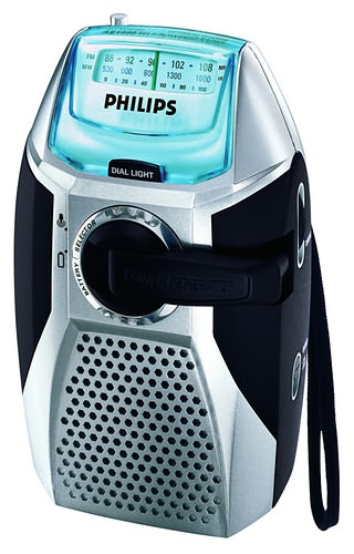 Radio Philips Free-powered Radio AE1000 Xách tay Analog
