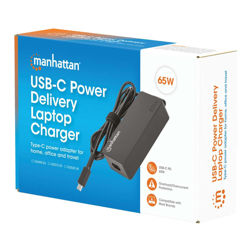 Bộ đổi nguồn & Inverter Manhattan 102520 Trong nhà 65 W màu đen