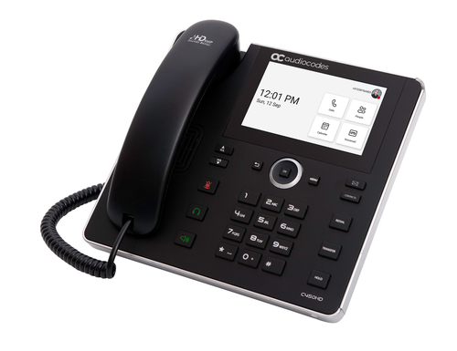 Điện thoại IP AudioCodes C450HD màu đen 8 dòng TFT Wi-Fi