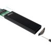 Hộp đựng ổ cứng TooQ TQE-2240B Hộp đựng ổ cứng Vỏ SSD màu đen M.2
