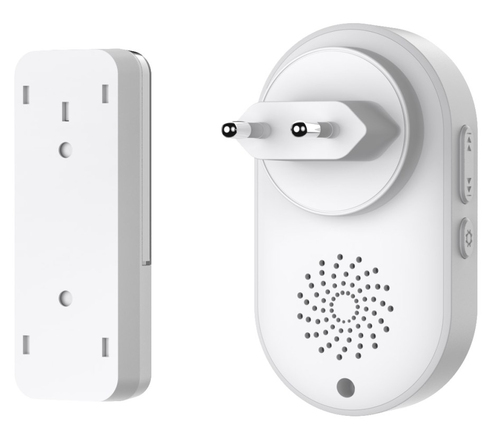 Bộ chuông cửa Techly I-BELL-RING05 màu trắng