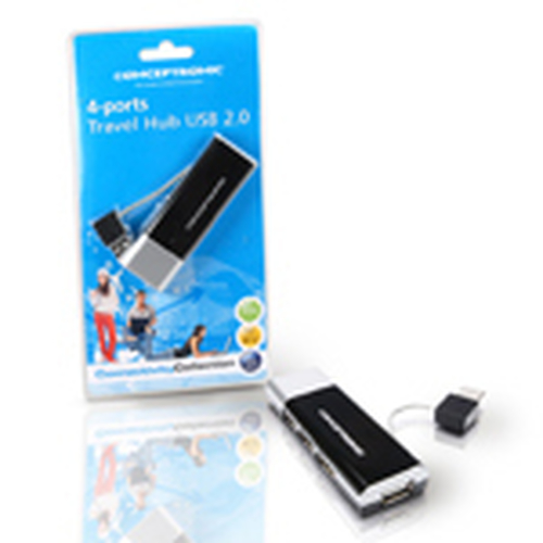 e2e5e1487e764d06ec6911318395255c4b20ccce.jpg Hub giao tiếp Conceptronic Mini 4-ports USB 2.0 Hub 480 Mbit/s
