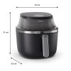 Nồi chiên Philips 3000 series NA331/00R1 Đơn 6,2 L Độc lập 1700 W Nồi chiên không dầu màu đen, Bạc
