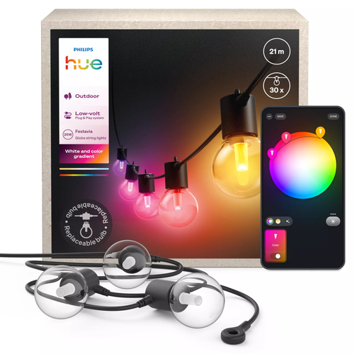 e486d04379d1aeba36d61256709817b67921fe3c.jpg Bóng đèn thông minh Philips Hue White and Color ambiance 8720169371590 Đèn dây thông minh Bluetooth/Zigbee 25,6 W