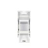 Hộp đấu dây điện Lanview LVN-CAT6-ANG1OUT-UTP-UK RJ-45 màu trắng
