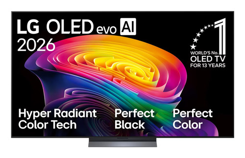 Tivi LG OLED evo AI C61 2,11 m (83") 4K Ultra HD TV Thông minh Wi-Fi màu đen