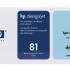 Đầu in HP Đầu in và hộp mực Dye màu lục lam nhạt 81 680 ml gói tiết kiệm dùng cho máy in DesignJet