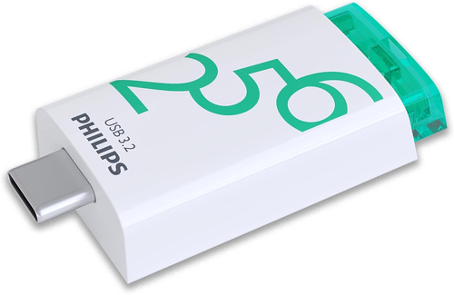 Ổ USB flash Philips USB 3.2 256GB Click Series Gen 1 USB-C USB Type-A 3.2 Gen 1 (3.1 Gen 1) màu trắng