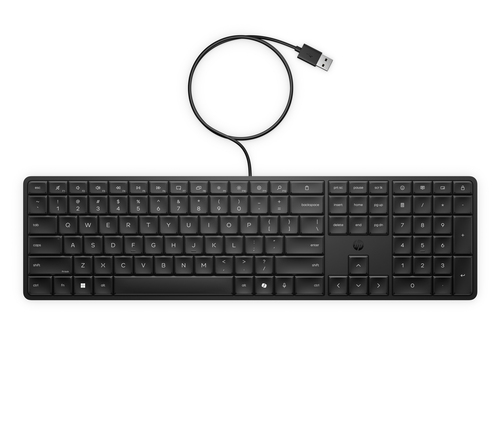 Bàn phím HP 175K WD KBD EMEA-INTL English Loc-Euro plug màu đen