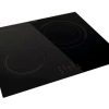 Rosieres ROHB63DCT màu đen Âm tủ 60 cm Bếp từ phân vùng 3 zone(s)