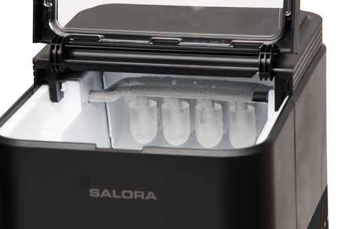 Dụng cụ làm đá viên Salora ICE12B Máy làm đá viên di động 12 kg/24h 180 W màu đen