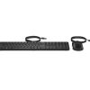 Bàn phím HP 175C WRD MSE KB Combo EMEA-INTL English Loc-Euro plug Kèm chuột màu đen