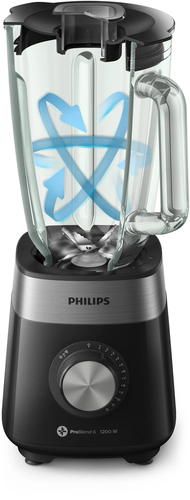 Máy xay sinh tố Philips HR2242/91 2 L Máy xay đặt bàn 1200 W màu đen
