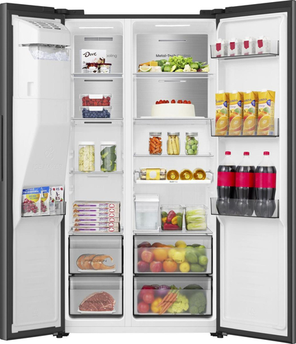 Tủ lạnh size by side Hisense MS91528FC Đặt riêng 528 L màu đen