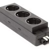 Ổ cắm kéo dài Kenson KAS159103000110 3 ổ cắm AC Trong nhà màu đen