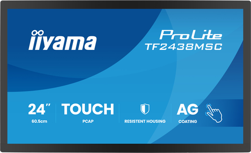 Bảng điều khiển cảm ứng iiyama TF2438MSC-B2 60,5 cm (23.8") 1920 x 1080 pixels