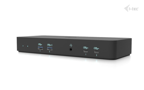 Dock & bộ mở rộng cổng laptop i-tec C31INTGTRI4KDOCPDIT Có dây USB 3.2 Gen 1 (3.1 Gen 1) Type-C màu đen