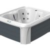 Bồn Tắm Nước Nóng & Spa Dream Maker Spas Comfort 2000S 681 L 5 người Hình chữ nhật màu xám, màu trắng