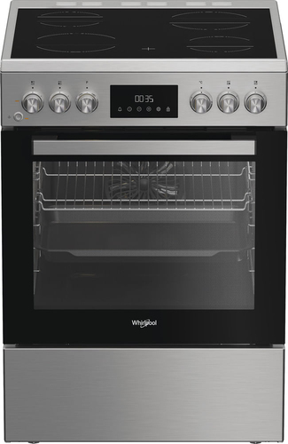 Bếp Whirlpool W6V8LCSX đứng độc lập Chạy bằng điện Gốm Thép không gỉ