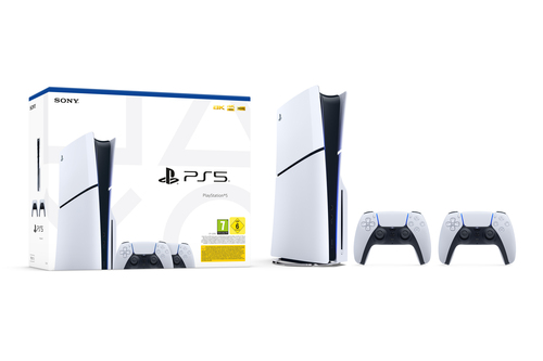 Tay cầm chơi game Sony Interactive Entertainment Playstation 5 Slim 1 TB Wi-Fi màu đen, màu trắng
