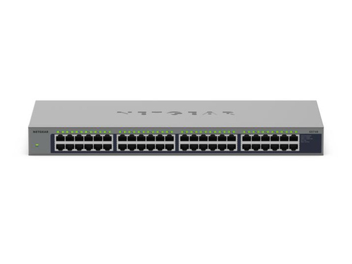Switch mạng NETGEAR GS748 Không quản lý Gigabit Ethernet (10/100/1000) màu xám