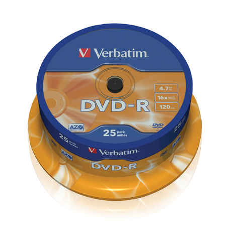 DVD trắng Verbatim 43667 4,7 GB DVD-R 25 chiếc