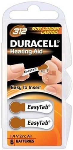 Pin gia dụng Duracell DA312 Pin dùng một lần Kẽm - Không khí
