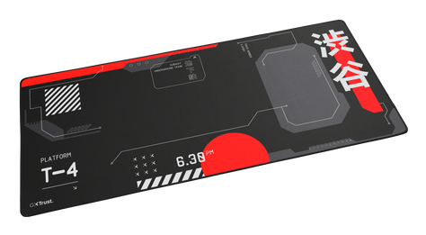 Miếng lót chuột Trust GXT 759 XXL Tấm lót chuột chơi game màu đen, màu đỏ