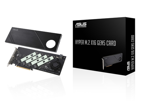 Card giao tiếp & bộ chuyển đổi ASUS Hyper M.2 x16 Gen5 Card Nội bộ