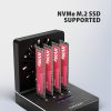 Trạm docking ổ cứng Axagon ADSA-M2C44 USB 4 Type-C màu đen
