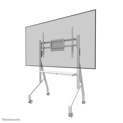 f730f1d05a541208972d3b178e3a1bef7f9b73b2.jpg Xe/kệ đẩy văn phòng phẩm Neomounts FL50-525WH1 màu trắng Màn hình phẳng Xe đẩy thiết bị đa phương tiện