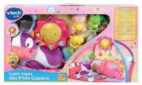 Thảm tập thể dục & chơi cho em bé VTech 80-146455 Nhựa màu hồng