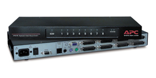 Bộ chuyển mạch KVM APC 8 PORT KVM SWITCH - SUN SUPPORT KVM switches Lắp giá