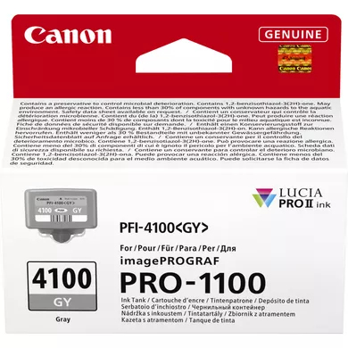 Hộp mực in phun Canon LUCIA PRO II 1 chiếc chính hãng Hiệu suất tiêu chuẩn màu xám