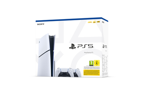 Tay cầm chơi game Sony Interactive Entertainment Playstation 5 Slim 1 TB Wi-Fi màu đen, màu trắng
