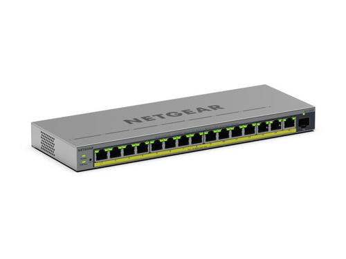 f9d8277302da962e69fbf71e8de720b78d8ecde0.jpg Switch mạng NETGEAR GS116EPP Quản lý L2/L3 Gigabit Ethernet (10/100/1000) Hỗ trợ Power over Ethernet (PoE) màu xám
