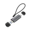 fb0bb0eeb4efcc67c04128be49a0b36f960c67ed.jpg Đầu đọc thẻ Conceptronic BIAN05G USB 3.2 Gen 1 (3.1 Gen 1) Type-A/Type-C màu xám