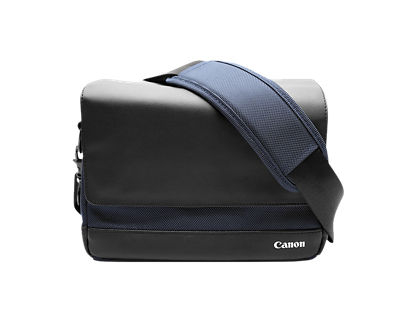Túi và balô đựng máy ảnh Canon SB100 Bao đựng máy ảnh đeo vai màu xanh lơ, màu nâu