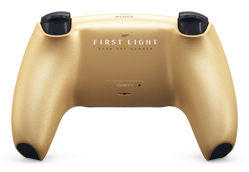 fc9b766f47277e0ed701d5d55565ff177758b3e2.jpg Đồ chơi điều khiển từ xa Sony Interactive Entertainment DualSense Wireless Controller – 007 First Light Limited Edition màu đen, Vàng kim loại Bluetooth/USB Gamepad Analog / Số PlayStation 5, Android, MAC, Máy tính cá nhân, iOS