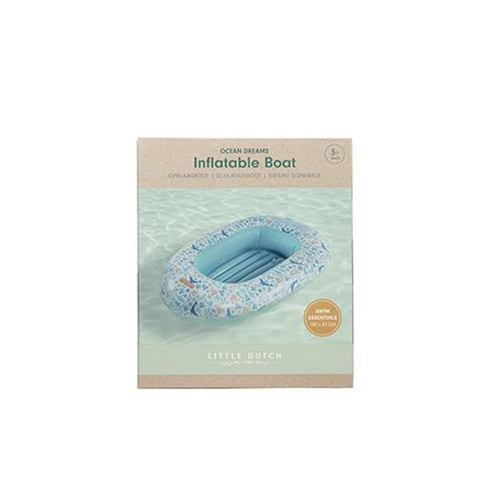 Phao bơi cho bé Rubo Toys Ocean Dreams Blue Inflatable Boat màu xanh lơ Thuyền cho bé