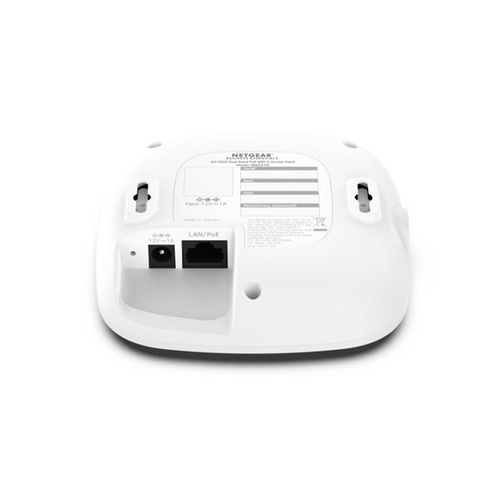 Bộ phát Wi-Fi (Access Point) NETGEAR WAX210 1800 Mbit/s màu trắng Hỗ trợ Power over Ethernet (PoE)