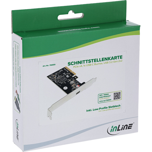 Card giao tiếp & bộ chuyển đổi InLine 76660I Nội bộ USB Type-C