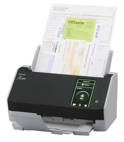Máy quét (Scanner) Ricoh FI-8040 tài liệu cấp giấy kiểu ADF + thủ công 600 x 600 DPI A4 màu đen, màu xám