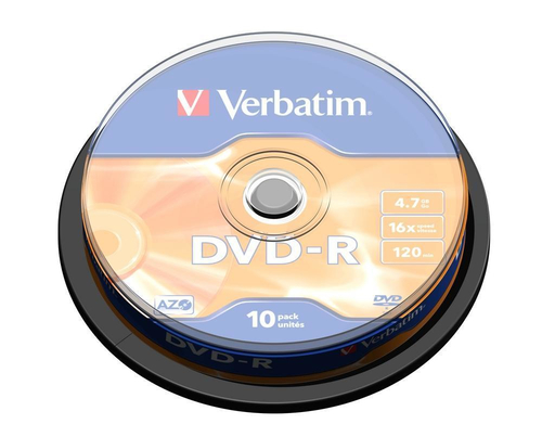 DVD trắng Verbatim DVD-R Matt Silver 4,7 GB 10 chiếc