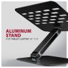 Axagon STND-LQB Laptop-Ständer, Doppelgelenk, höhenverstellbar, faltbar Giá đỡ máy tính xách tay & máy tính bảng màu đen 43,9 cm (17.3")