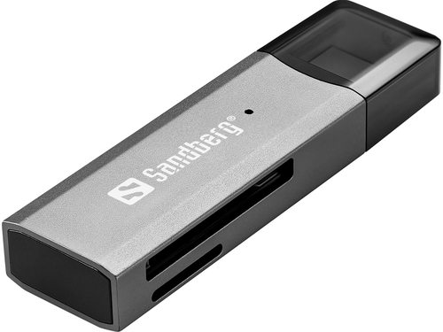 Đầu đọc thẻ Sandberg 136-84 USB 3.2 Gen 1 (3.1 Gen 1) Type-C Nhôm