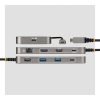 Dock & bộ mở rộng cổng laptop StarTech.com 318B-USB4MULTIPORT Có dây USB4 màu xám