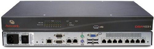 Bộ chuyển mạch KVM Vertiv DSR1031 KVM Switch KVM switches màu đen